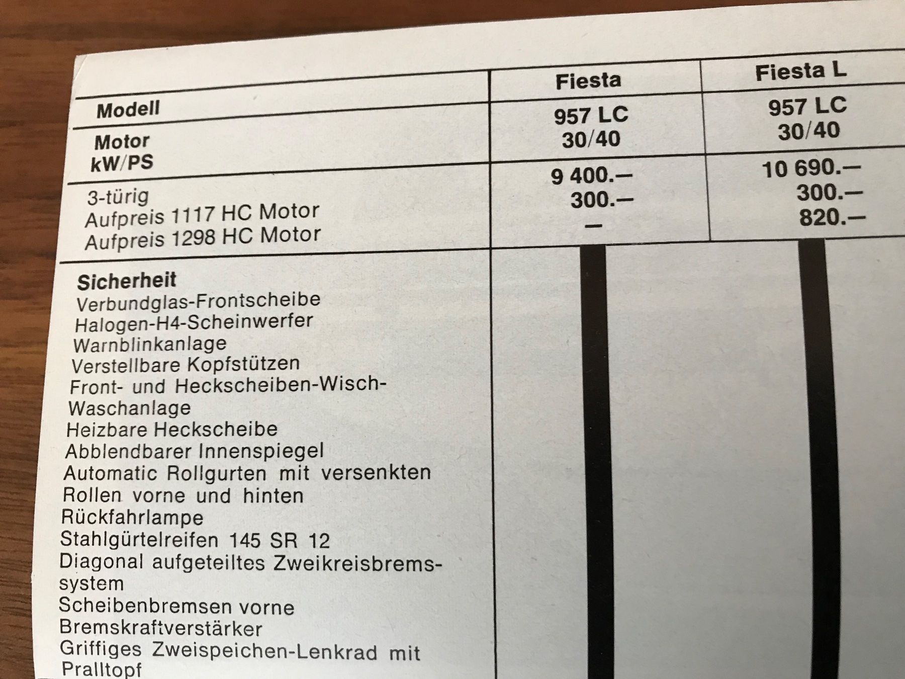 Ford Dokumente: Ford Fiesta Prospekt – Gebraucht aus Balterswil von Jeko1967 4