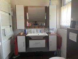 Badezimmermöbel Set Waschbeckenunterschrank Spiegelschrank