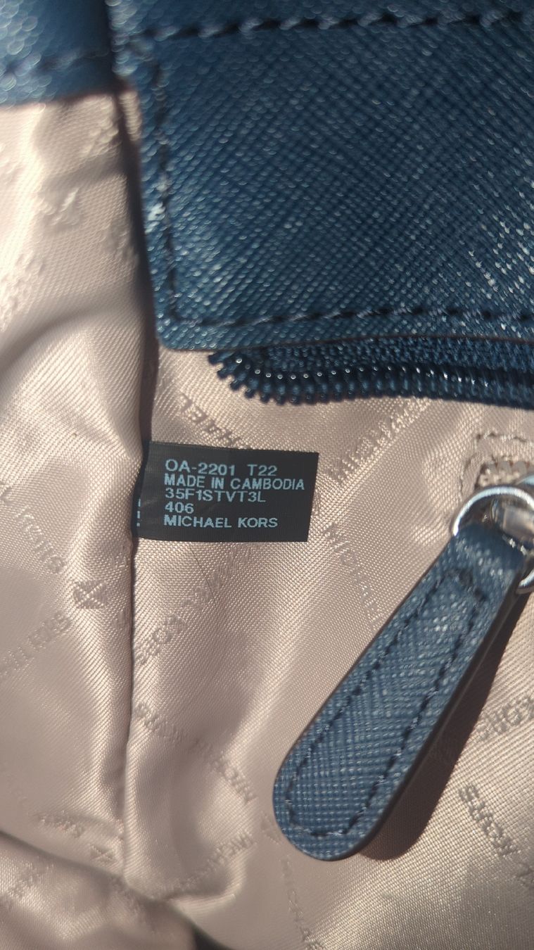 Michael Kors Borse da donna: Handtasche Michael Kors blau mit Silverkette – Nuovo (secondo la descrizione) da Schlieren venduto da sus_p7fd 7