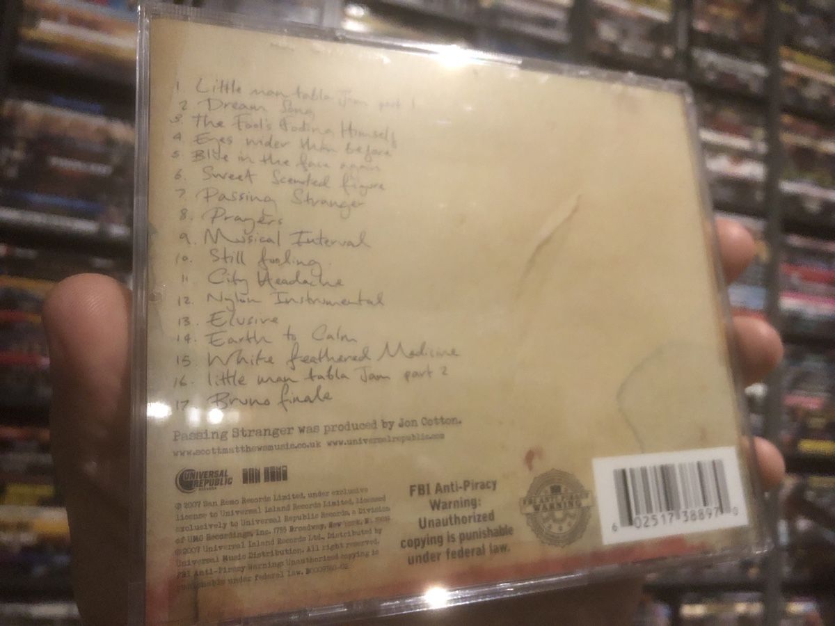 CD: Scott Matthews - Passing Stranger - cd – Nuovo (secondo la descrizione) da Lausanne venduto da fransadpop 1