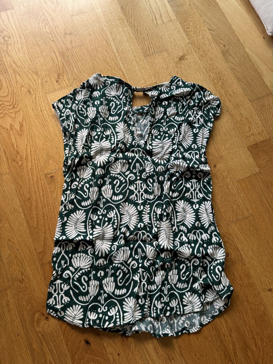H&M Camicette: Sommerbluse H&M grün gemustert Gr. 34 – Usato da Davos Wolfgang venduto da glo_6dm2 2