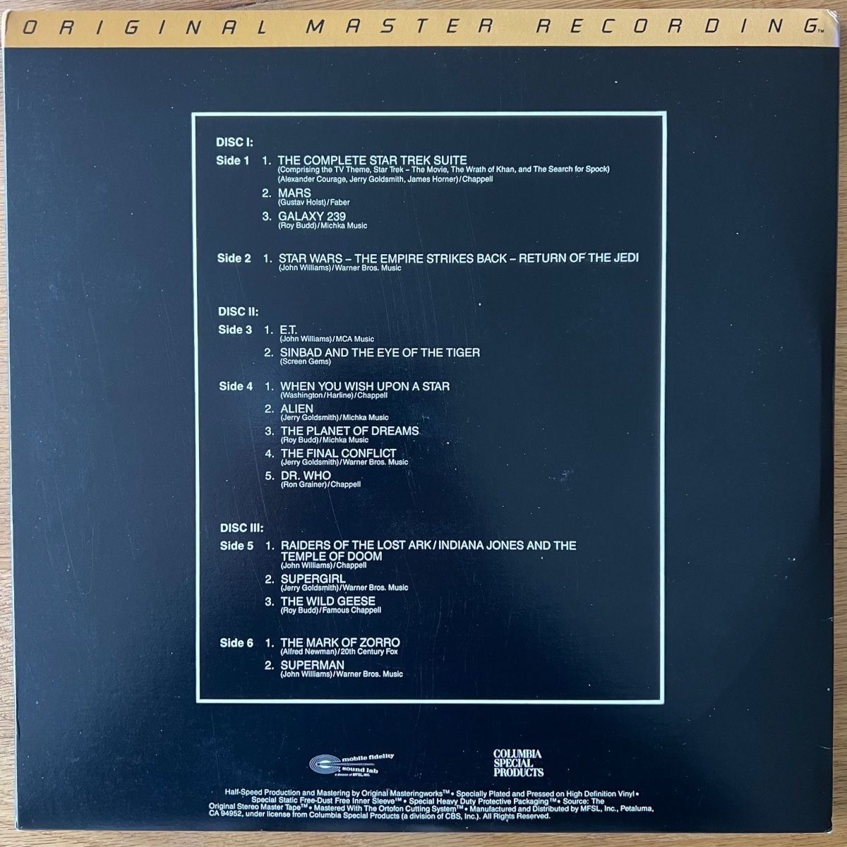 Dischi in vinile: London Symphony Orchestra - Final Frontier / 3 LP -MFSL 1985 – Usato da Gais venduto da soundcave57 1