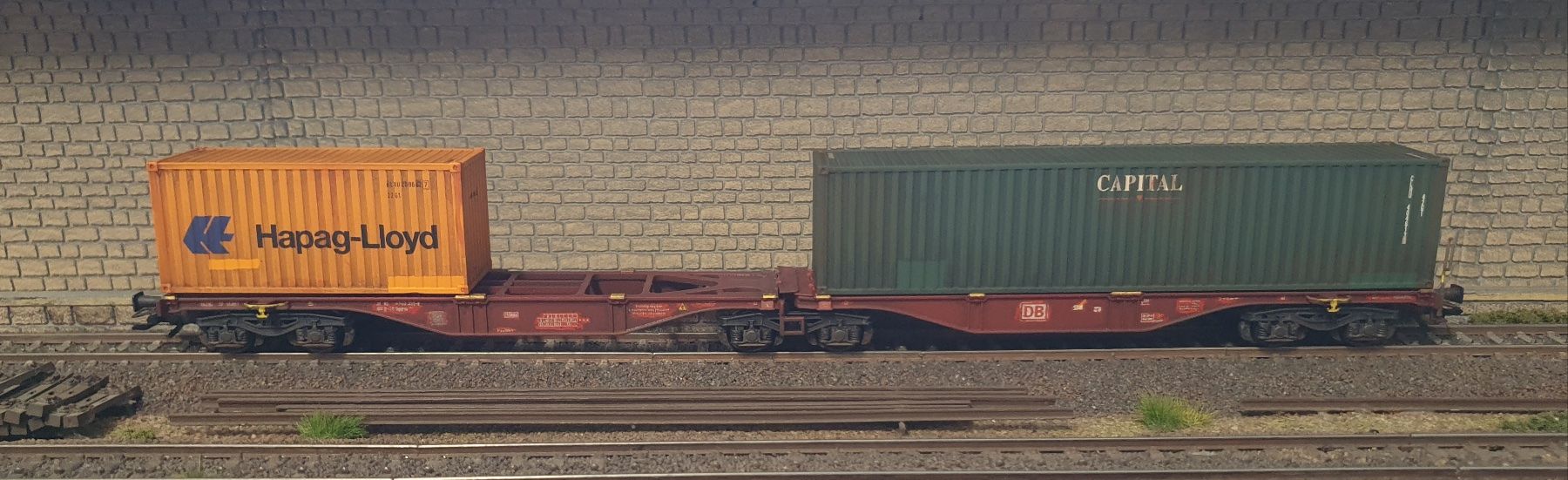 Märklin Modellini di ferrovie: WAGON SGGRSS 80, DB, MARKLIN 47801, + PATINE – Usato da Loveresse venduto da FIFILOULOU 2