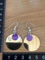 Modeschmuck Orringe mit Perlmutt