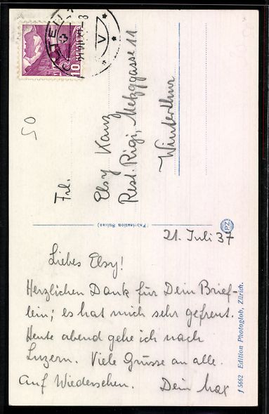 Cartoline postali: AK Olten, Rathskeller – Usato da Berlin venduto da bartko-reher 1