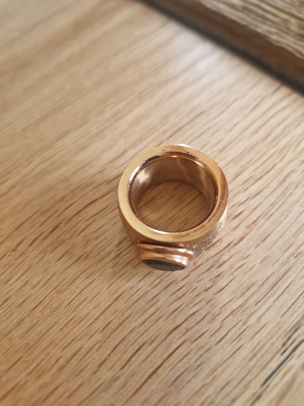 Olga Ribler Ringe: Olga Ribler Ring Edelstahl Labradorit – Gebraucht aus Lichtensteig von Cocabana_16 2