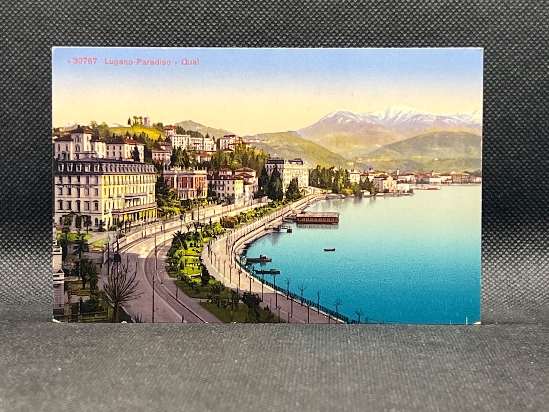 Ansichtskarten: Lugano-Paradiso - Quai – Gebraucht aus Widnau von Brusi9