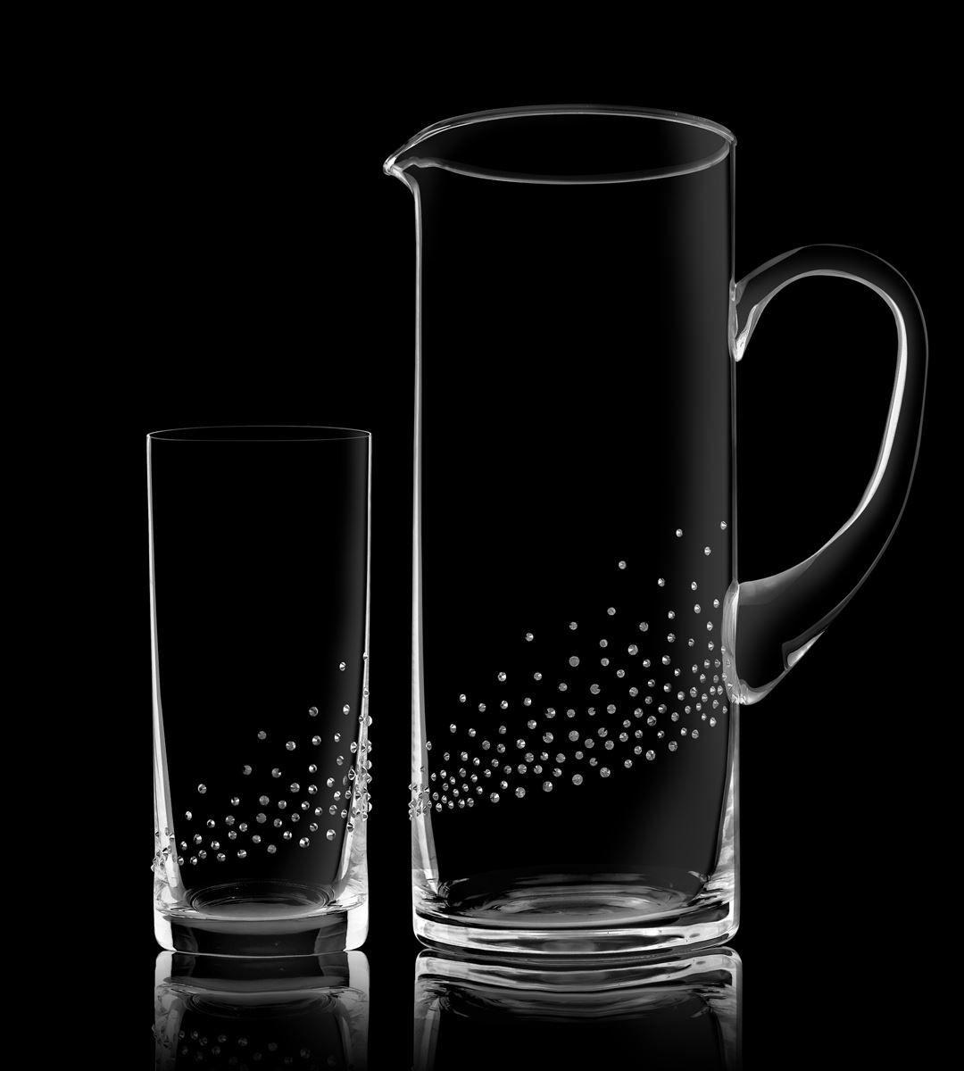 Caraffe: Karaffe mit 2 Gläser, Bohemian Grace V – Nuovo e nell'imballaggio originale da Wettingen venduto da kochshop 1