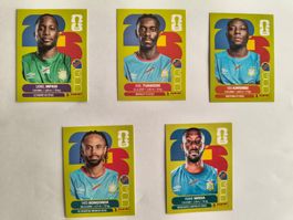 W Cup Congo  N° 2, 4 ,10, 14, 16