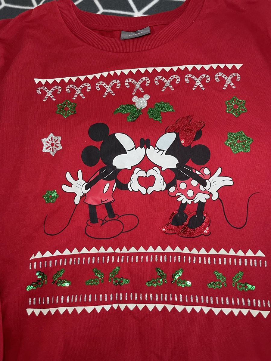 C&A Maglioni & Felpe: Pullover Mickey & Minnie Mouse Motiv - Weihnachtsedition – Usato da Rheineck venduto da cha_p9qy 1