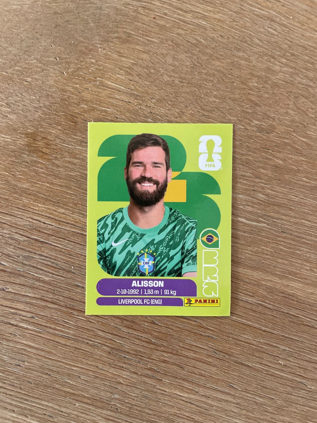 Panini Carte collezionabili: Panini 2026 Alisson BRA 2 – Nuovo (secondo la descrizione) da Grandval venduto da Deutes02