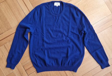 Eric Bompard Cachemire XXL | Pull 100% cachemire bleu roi