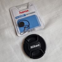 NIKON Objektivdeckel 67 mm mit Hama Halter neu OVP