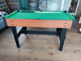 Multigame Spieltisch 4in1 Kicker Billard Hockey Tischtennis