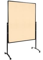 Moderationswand filzbespannt beige 150x120cm