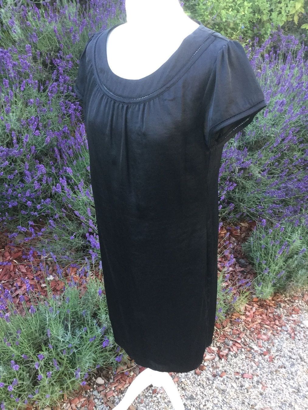 Vestiti: Robe noire satinée CASA BLANCA, taille 38, NEUF – Nuovo (secondo la descrizione) da Agiez venduto da chouchanelle 1