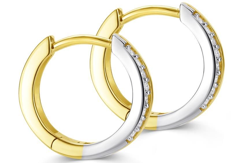 Ohrringe & -stecker: Creolen Echtgold – Neu und originalverpackt aus Hemmental von Zirconwelt 1