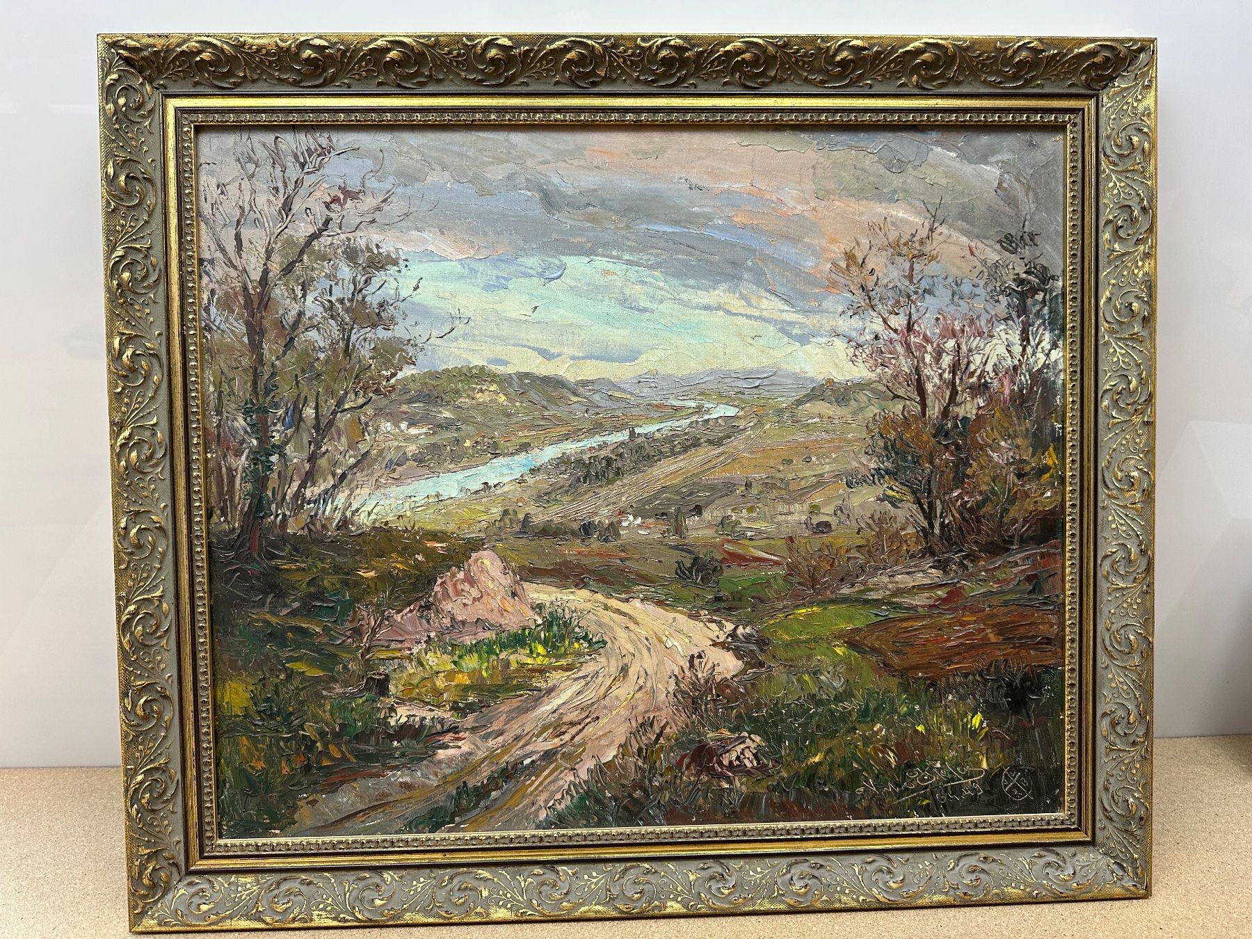 Dipinti: Gemälde Landschaftsbild Signiert – Usato da arlesheim venduto da Art.en1