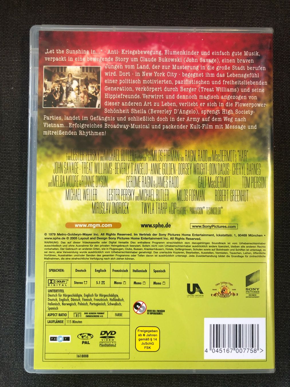 Tutti i DVDs: HAIR - DVD – Nuovo (secondo la descrizione) da Zürich venduto da vl_ad 1