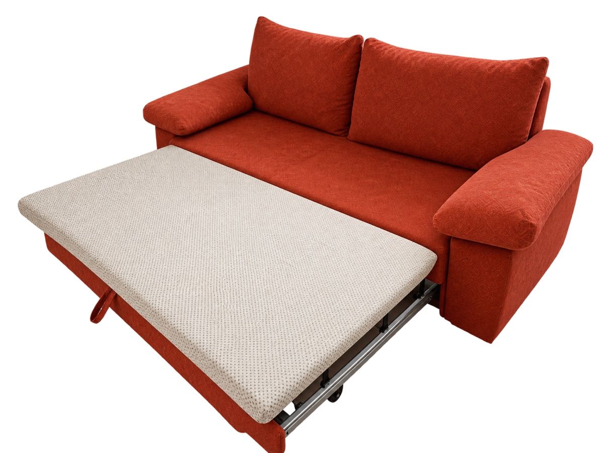 Sofas: Schlafsofa orange – Gebraucht aus Staffelbach von kun_g76p