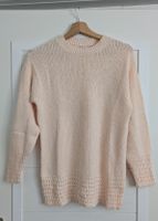 Strickpullover retro pastell- lachs Gr. 38/40