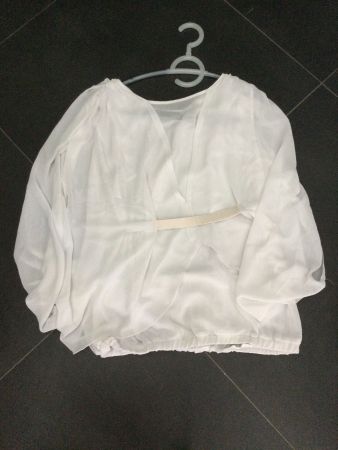 Bluse mit Fledermausärmeln, Grösse M