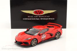 CHEVROLET CORVETTE STINGRAY PACE CAR 2020 1:18 REAL ART