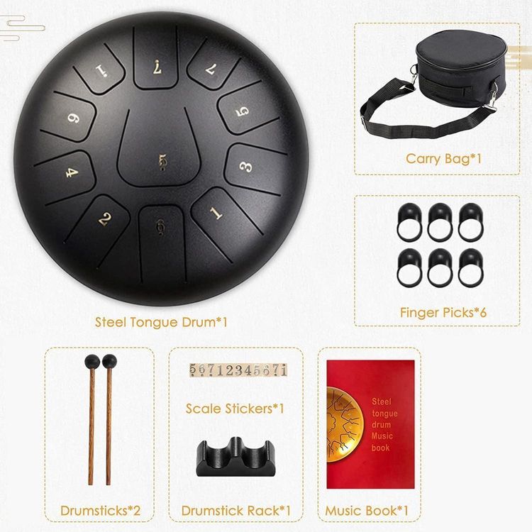 Steel Tongue Drum Hand Pan Drum 11 Töne Kaufen auf Ricardo