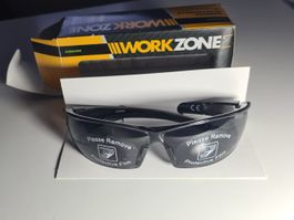 Workzone Schwarze Schutzbrille, Neu und ungebraucht