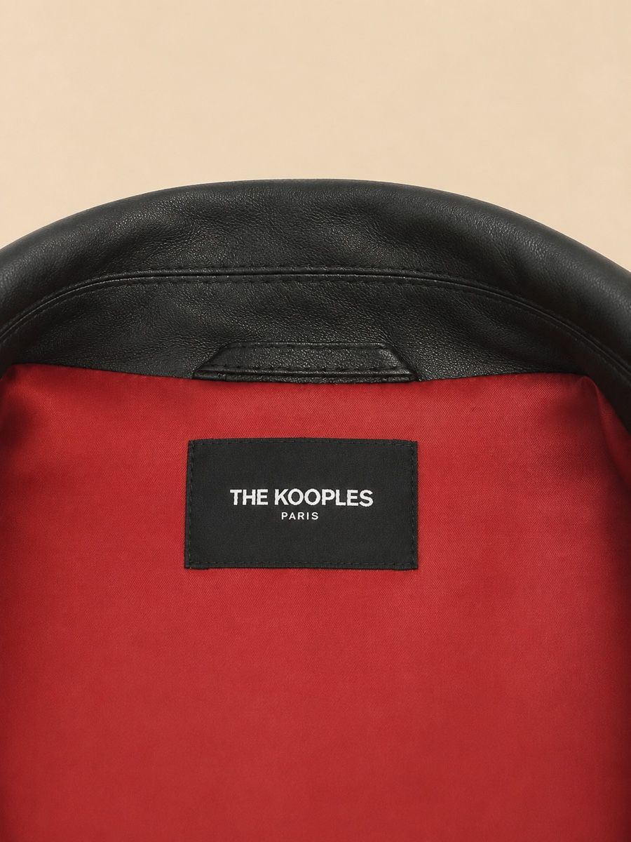 Kooples Giacche: VESTE BIKER EN CUIR THE KOOPLES – Nuovo (secondo la descrizione) da Lausanne venduto da KeNaChic 3