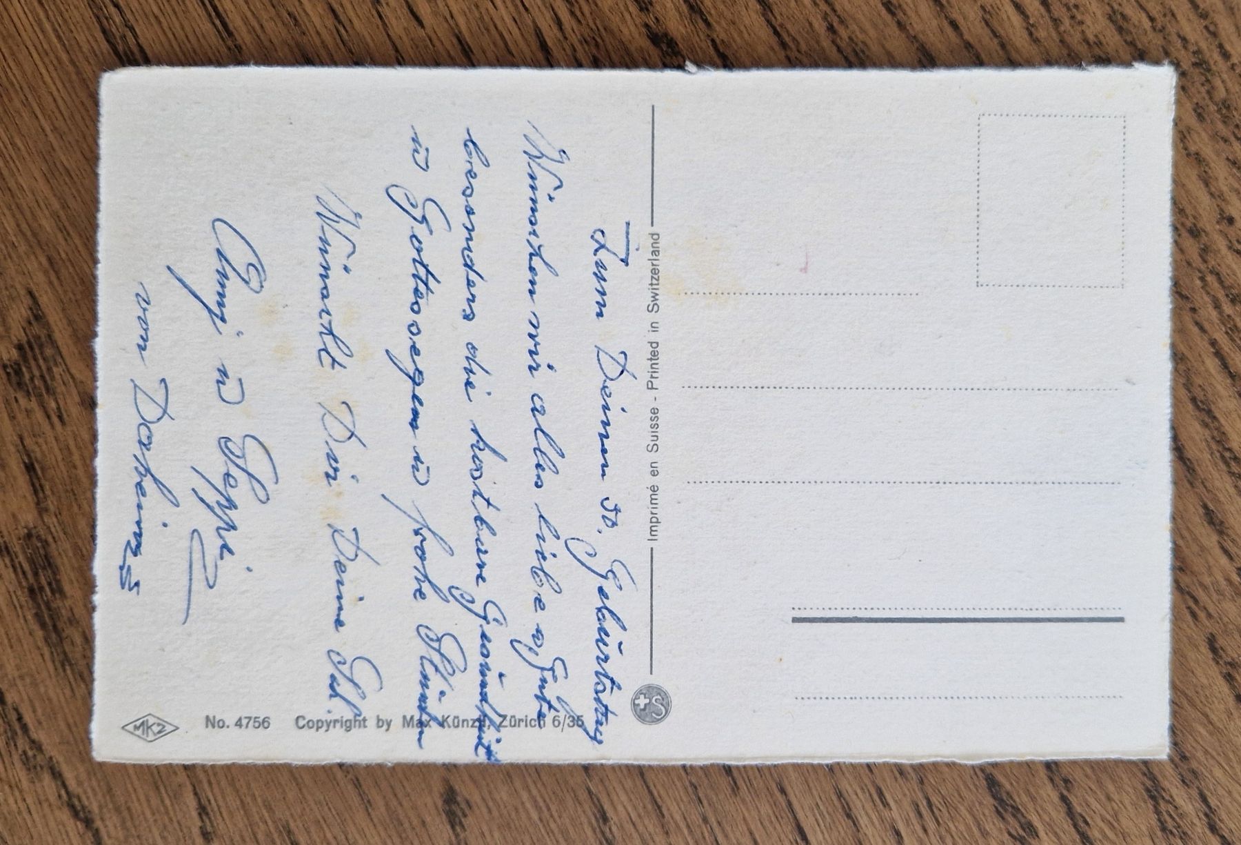 Cartoline postali: spez. Geburtstagskarte – Usato da Ebikon venduto da Donar50 1