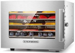 Steinborg Doerrautomat Edelstahl 6 Etagen 400W neuwertig