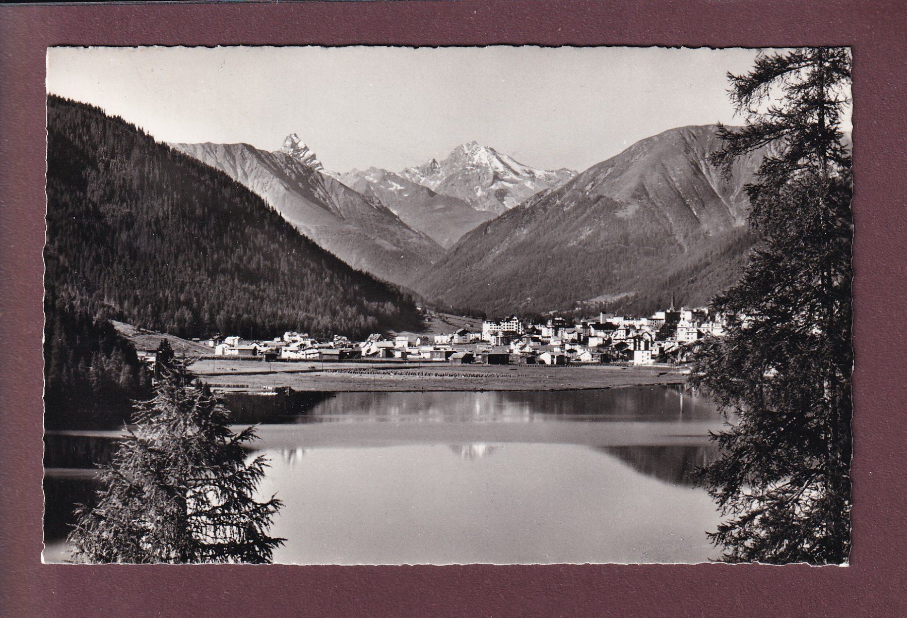 Cartoline postali: DAVOSER-SEE - 1962 – Usato da Pully venduto da nicecards