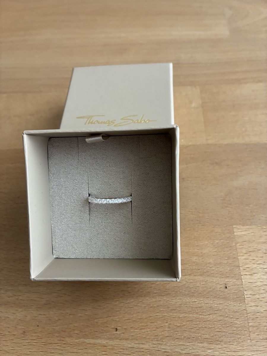 Thomas Sabo Anelli: NEU Thomas Sabo Ring mit Zirkonia Grösse 54 – Nuovo e nell'imballaggio originale da Bern venduto da robin1971 1