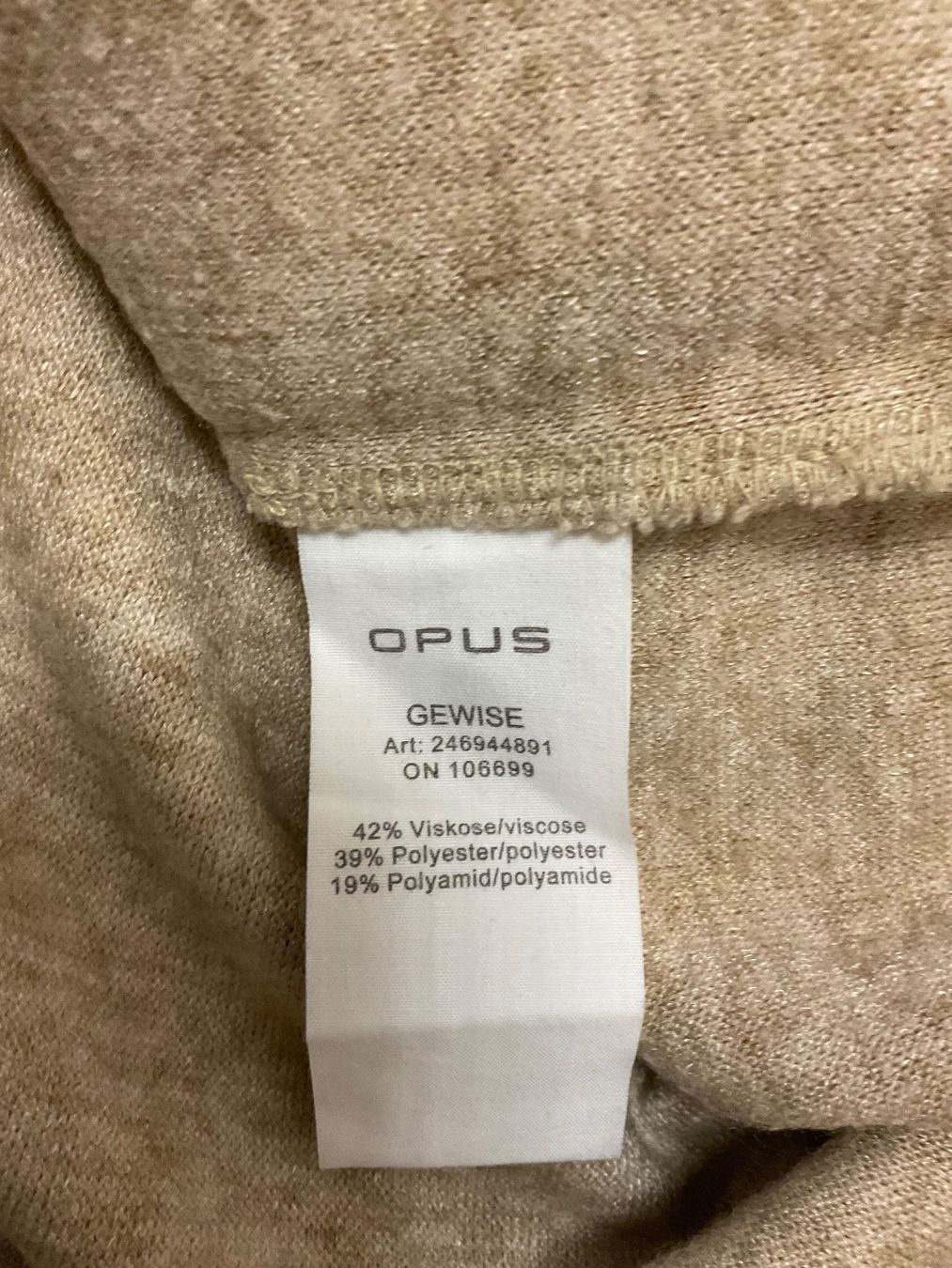 Opus Maglioni & Felpe: OPUS ROLLKRAGEN PULLOVER M. 3/4 ARM GRÖSSE 42 – Usato da Scuol venduto da Lotus2020 3