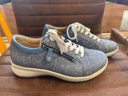 Hellblaue Sneaker mit Wechsel Fussbett / Gr. 36 NEU NEU