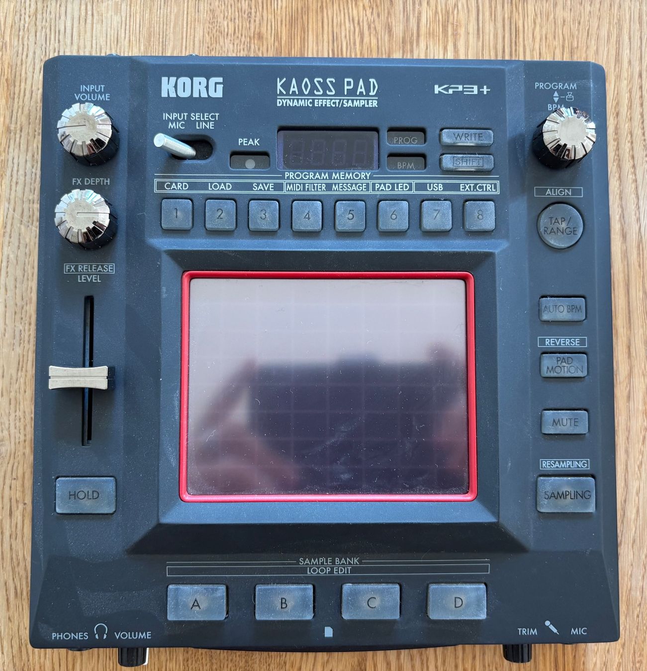 Korg Musikinstrumente: KORG Kaoss Pad KP3+ Dynamic Effect Sampler guter Zustand – Gebraucht aus Zürich von luc_rp92 1