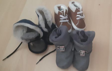 Babyschuhe, Gr. 19-20, 3 stk.