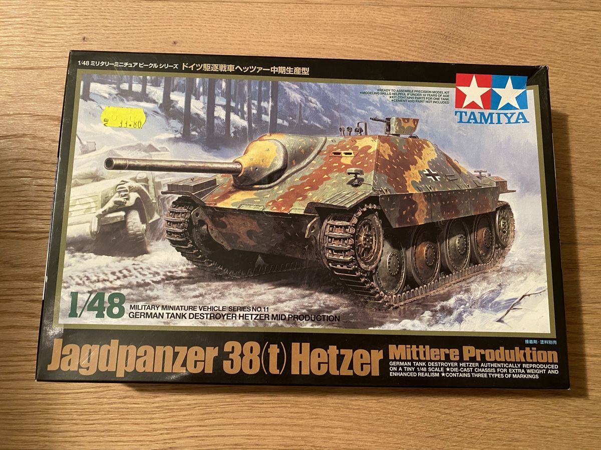 Tamiya Modellbausätze & Standmodelle: Tamiya 1/48 Jagdpanzer 38(t) Hetzer – Neu (gemäss Beschreibung) aus Zürich von Yves_lk