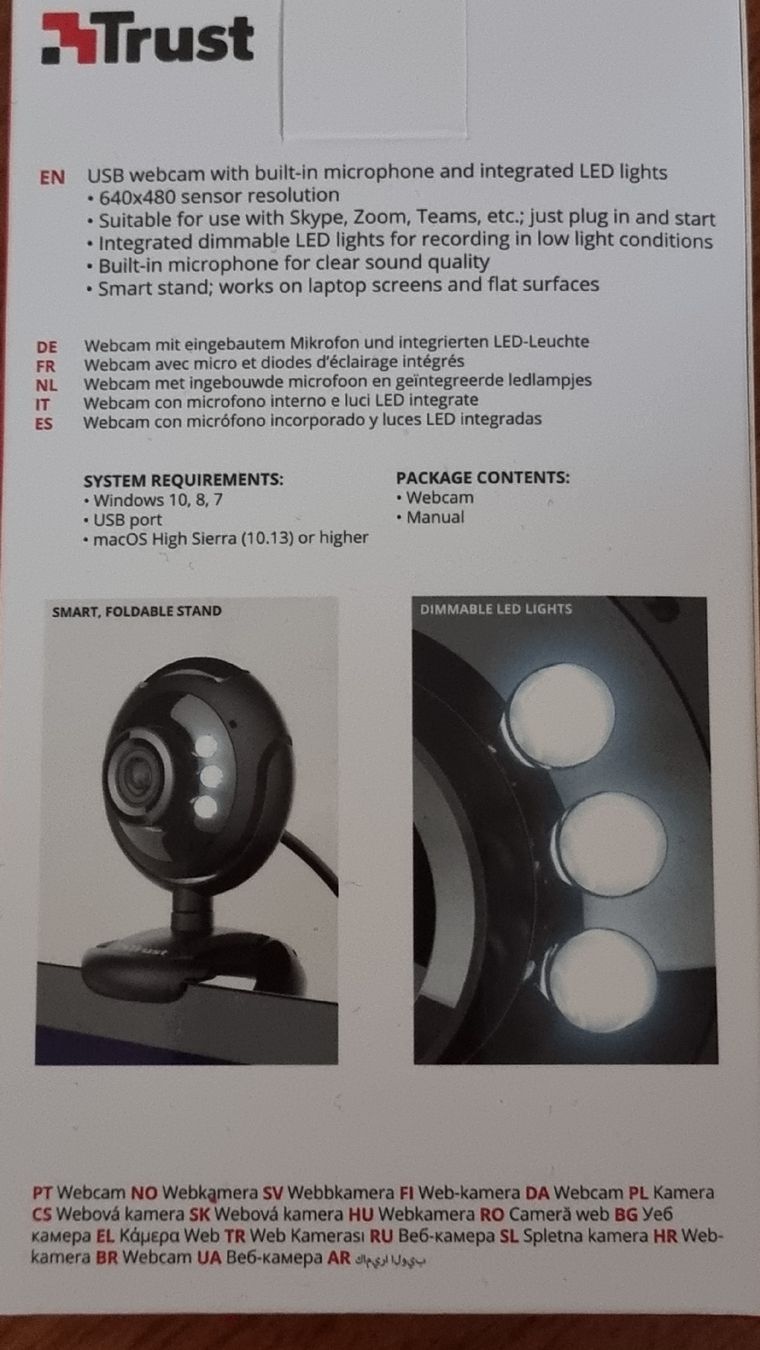 Trust Webcams: Webcam – Neuf avec emballage d'origine à Uster par Reppel72 1