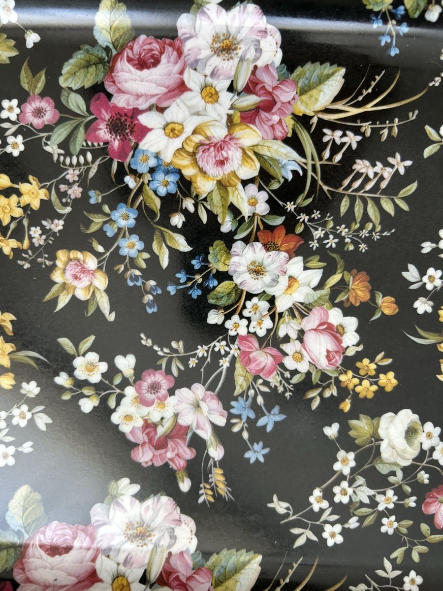 Piatti di portata: Tablett Blumenmuster – Usato da Reinach BL venduto da meinstil 1