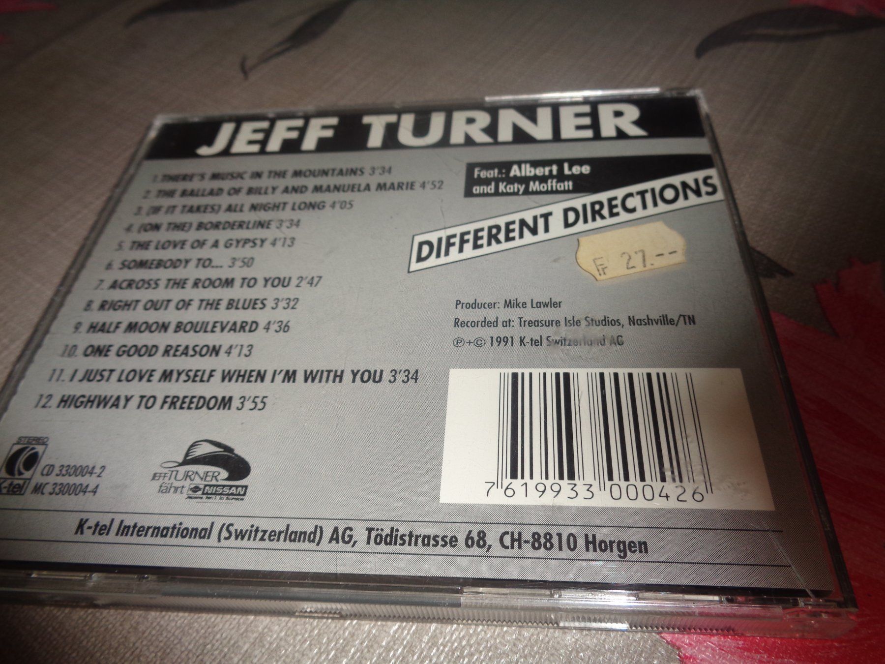 CD: Jeff Turner - Different Directions CD – Usato da Olten venduto da Disc-Ausverkauf 1