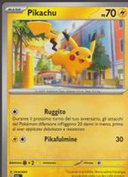 TCG POKEMON destino di Paldea PAF 018/091 PIKACHU  Italian