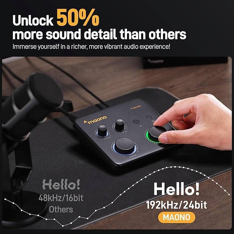 Console di mixaggio: MAONO USB Audio Mixer 24bit/192kHz Routing – Nuovo (secondo la descrizione) da Kreuzlingen venduto da Best-Deal-Oase 1