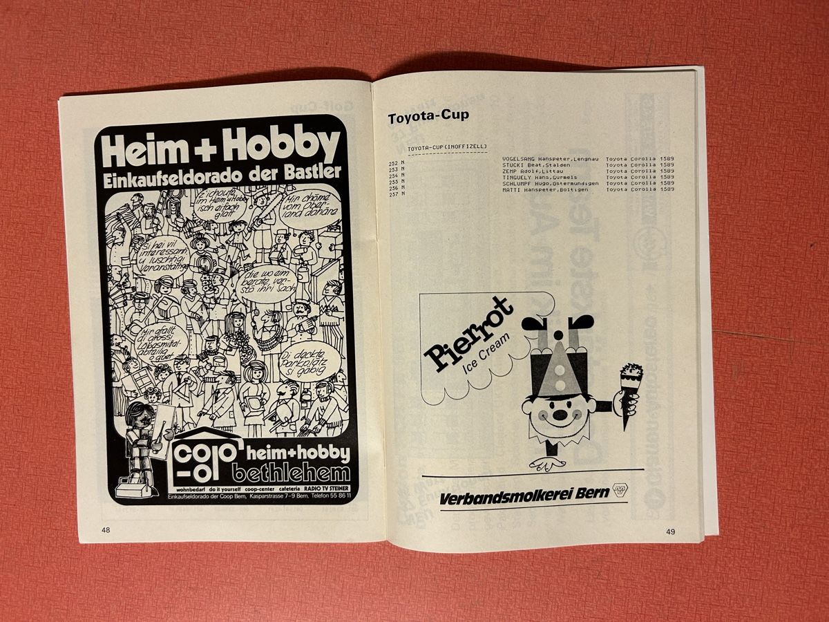 Dokumente: Offizielles Programm Int. Bergrennen Gurnigel 1980 – Gebraucht aus Lanzenhäusern von vic63 4