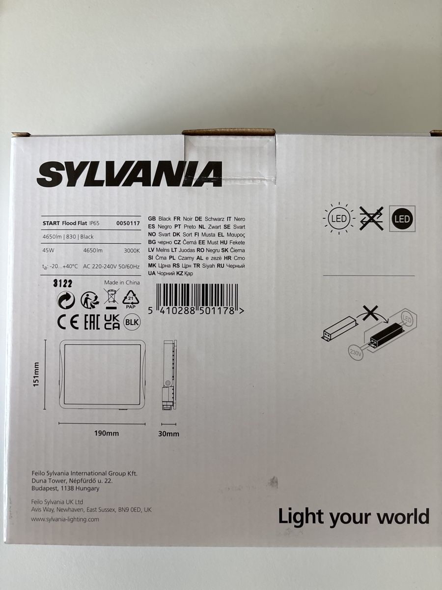 Lampade: Sylvania Floodlight 45W – Nuovo e nell'imballaggio originale da Kirchleerau venduto da koerbel 1