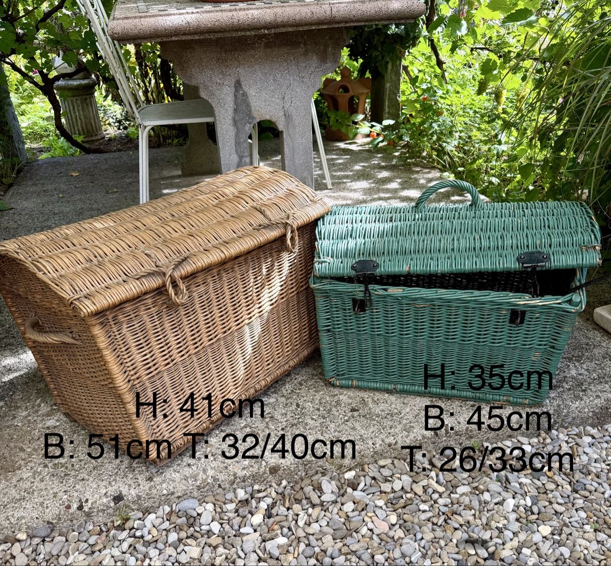 Altro per la casa: 2 alte Weidenkörbe / Weidentruhen – Usato da Fribourg venduto da Fmia 1
