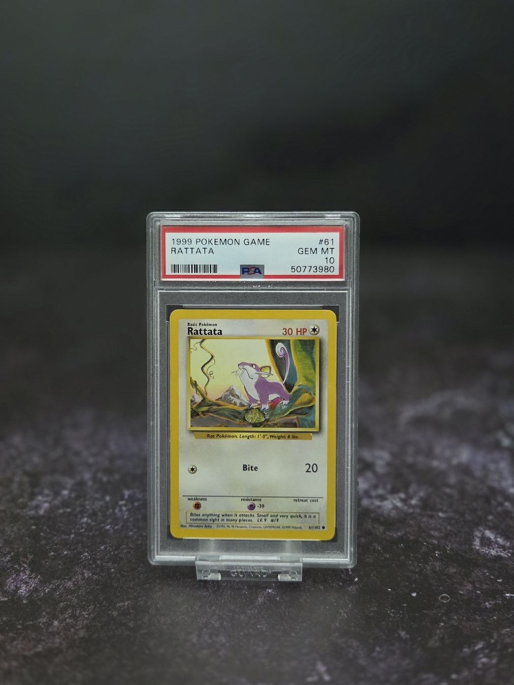 Pokémon Carte collezionabili: Pokemon Rattata 1999 PSA 10 – Usato da Lauerz venduto da gp9_zt9k 1