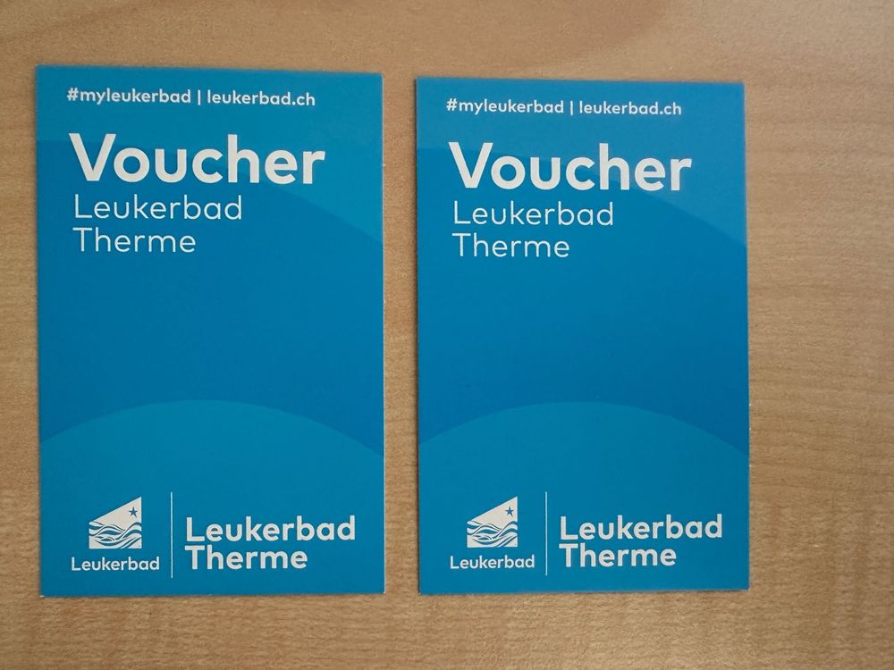 2 Voucher Leukerbad Therme (Neu (gemäss Beschreibung)) in Arlesheim für ...