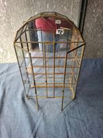 Glasvitrine mit Spiegel (2x vorhanden)